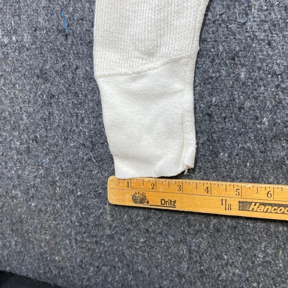 ManCrest Thermal Pants‎ Mens XL White Vintage Waffle Knit Cotton Grunge Retro